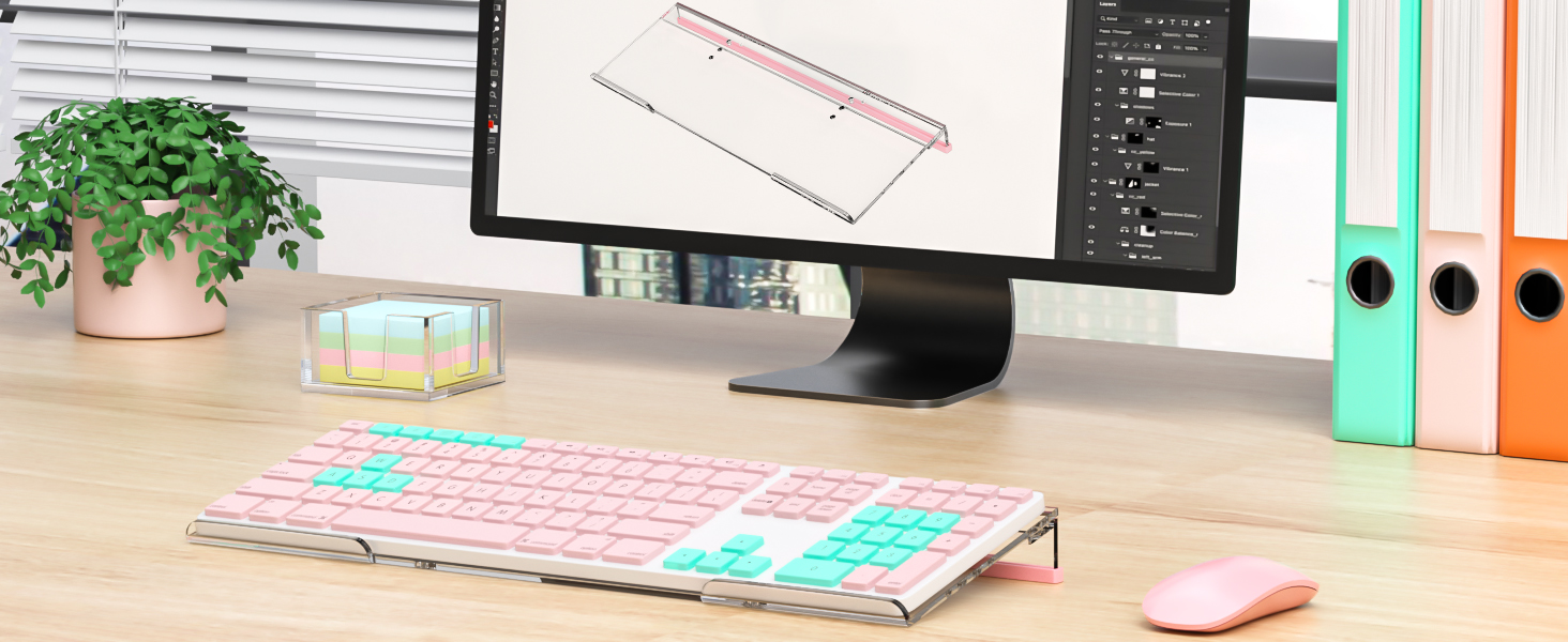 adjustable keyboard stand for desktop