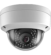 4K 8MP Add-on PoE IP Outdoor Vandal Proof Dome Camera for Existing System, 2.8mm Wide Angle, 65ft...