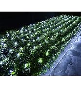 Joomer Christmas Net Lights - 12FT x 5FT 360 LED Plug-in Mesh Lights, Waterproof with 8 Modes, Ti...