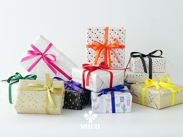 satin ribbon for gift wrapping