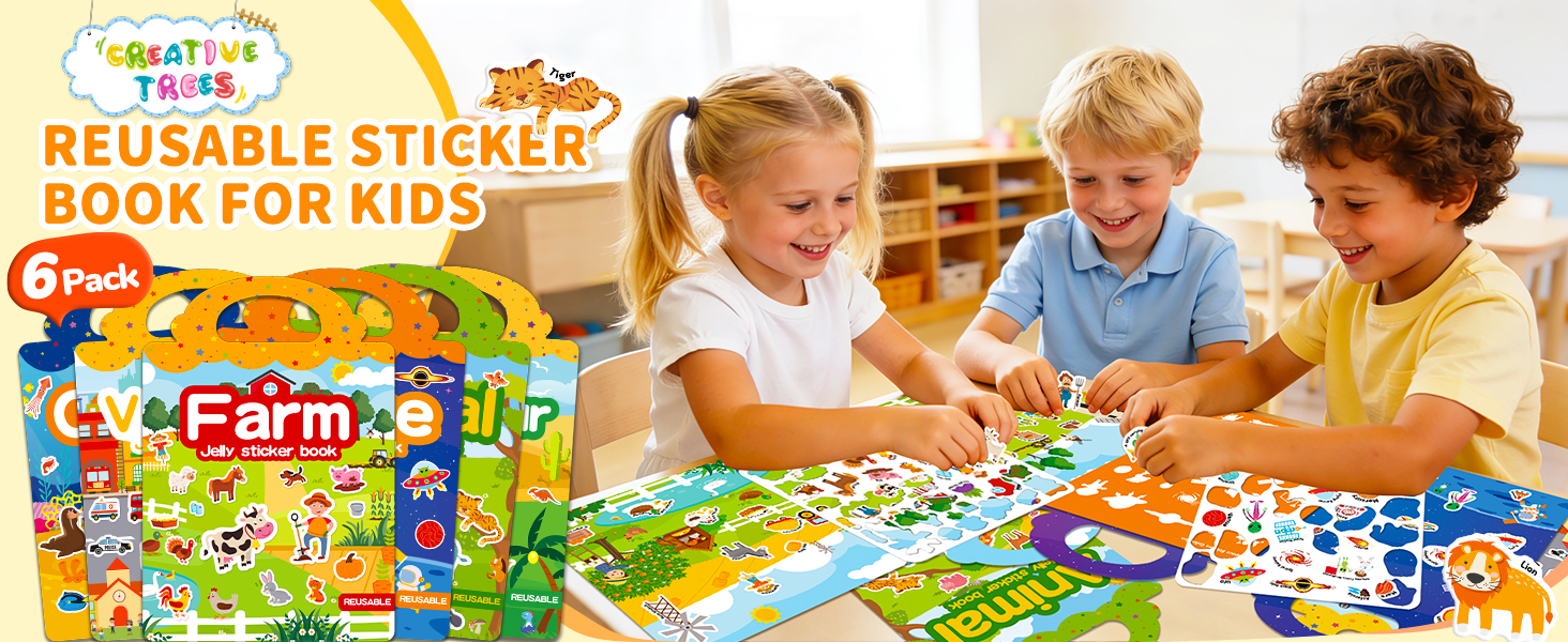 sticker book, sticker book for toddlers