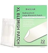 BAGLAK Large Blemishes Patches - 22 Strips, XL Size, Hydrocolloid t Dots, Blemishes Patch - Pimpl...