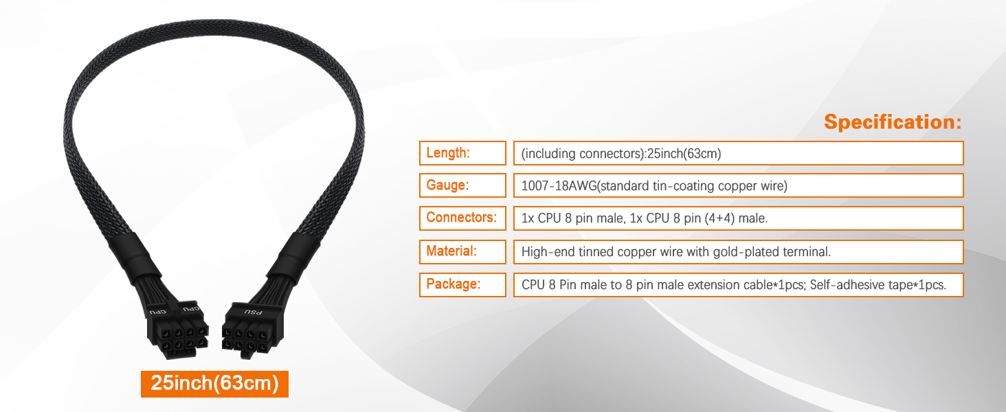 EVGA power supply cables