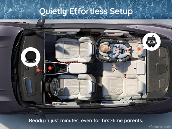 Baby Car Camera Monitor Rear-Facing