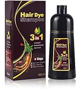 BELEZALIB MEIDU Instant Hair Color Shampoo Chestnut Brown Hair Dye Shampoo for Women & Men 3 in 1...