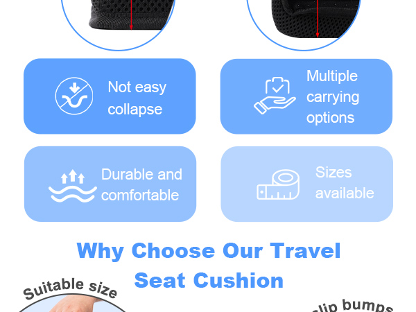 travel seat cushion