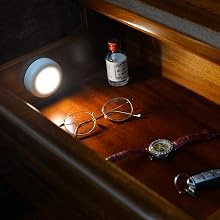 Tap lights, Push Lights, Touch Lights, Puck Lights, 4 LED Closet Lights, Night Lights, STAR-SPANGLED