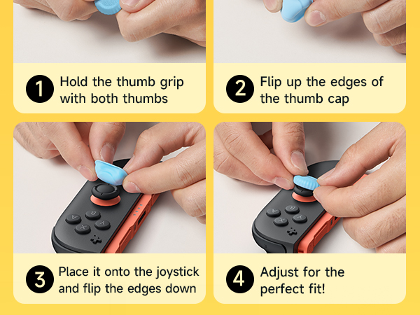 JSAUX Thumb Grips for Nintendo Switch 2