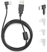 YQMAJIM Dash Cam Power Cord,(10Ft Power Only)USB C Dashcam Charger Cable,USB Type-C Mirror Camera...