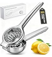 Lemon Squeezer, Sopito All 304 Stainless Steel Lemon Juicer Squeezer Heavy Duty Large Bowl Lime P...