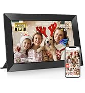 Frameo 10.1 Inch WiFi Digital Picture Frame with 32GB Memory, 1280 x 800 IPS Touch Screen Smart E...
