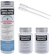 LUCKLYJONE E85 Tester Kit, Reusable Ethanol Test Kit, Wide Mouth Fuel Test Bottle, Gasoline Super...