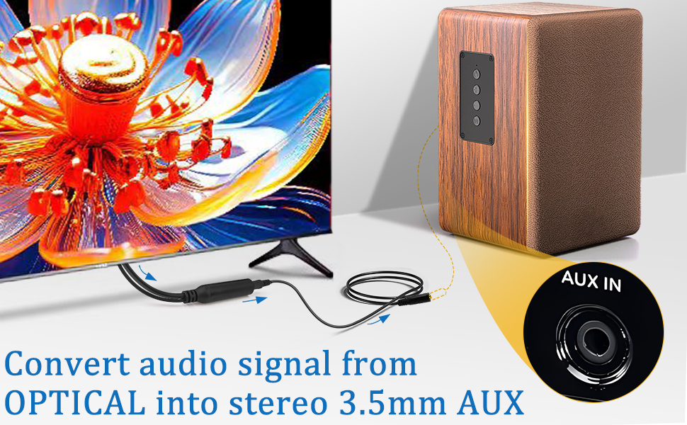 optical to AUX