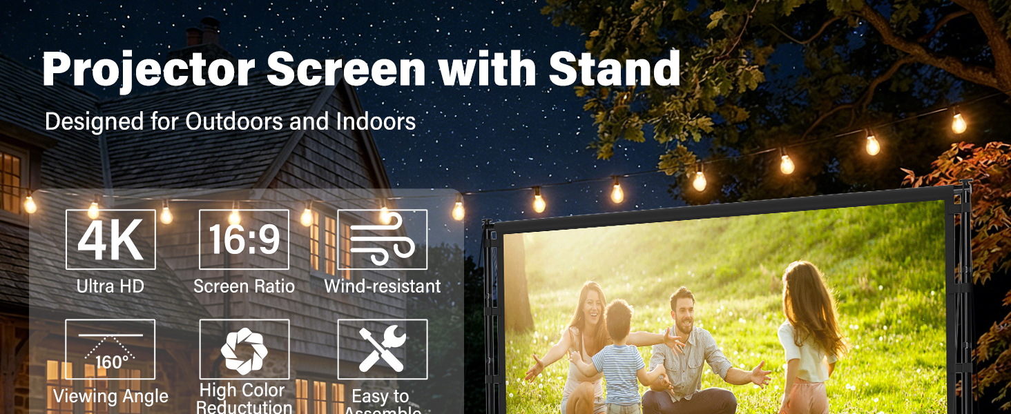 projector screen stand