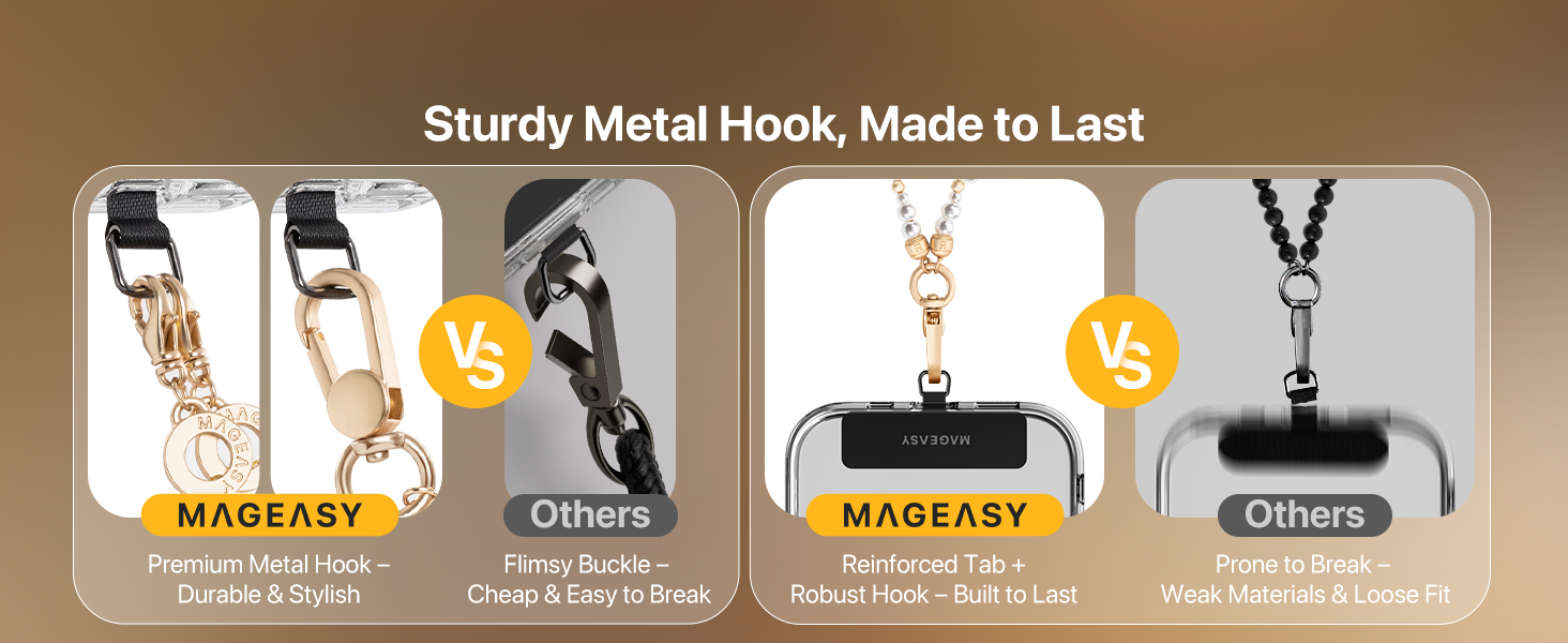 Sturdy Metal Hook, Made to Last