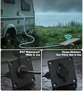 QKJCE Starlink Mini Waterproof Wall Pass Through Kit, DC 5.5×2.1mm Female Adapter Included, Cable...