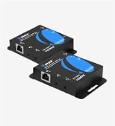 OREI HDMI Over Ethernet Extender with HDMI Loop Out, Bi-Directional IR, and PCM2.0 Audio – Extend...
