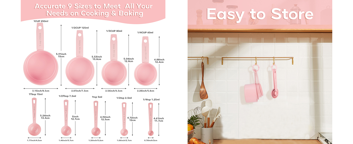 measuring cups set