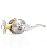 nickel passage door lever