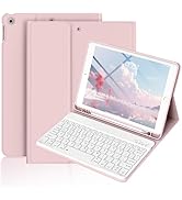 BQDIYOO Keyboard Case for iPad 9th/8th/7th Generation(2021/2020/2019), 10.2 inch iPad 9/8/7 Case ...