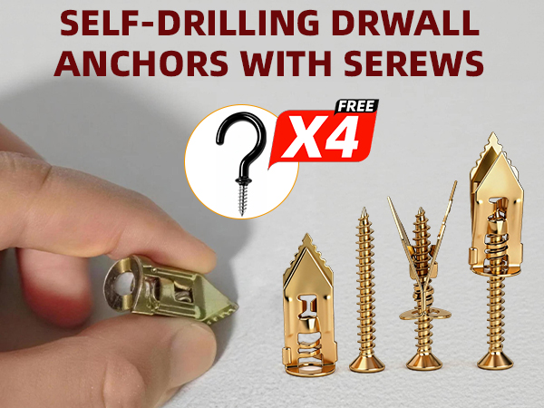 Self-Drilling Drywall Anchors Kit