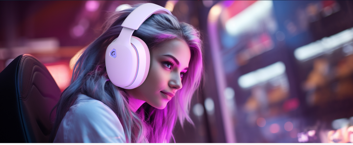 headphones wireless for gaming, gaming headphones with mic wireless