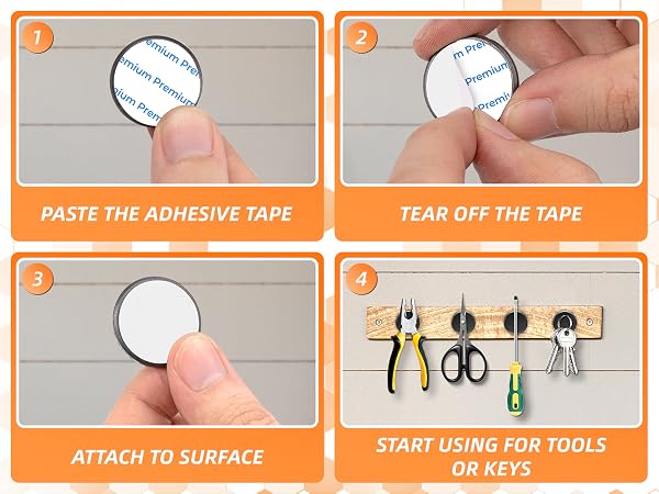 craft magnets with adhesive backing