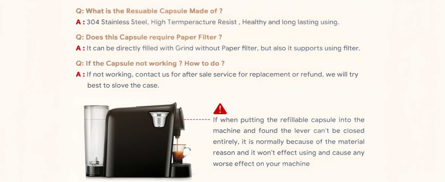 refillable coffee pods for lor phillips
