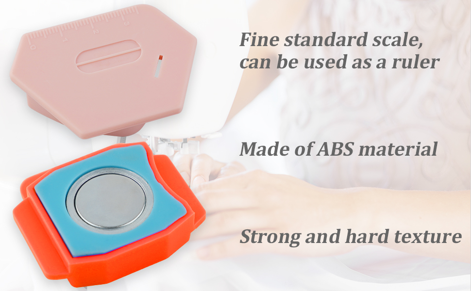 magnetic seam guide for sewing machine