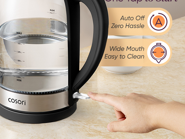 convenient design makes brewing easy