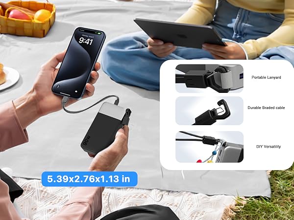 90w 20000mAh PowerBank with USB-C Cable