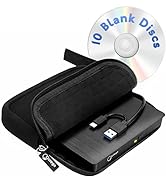 External DVD Drive USB 3.0 Type C Portable CD/DVD +/-RW Disk Drive DVD Player for Laptop CD/DVD R...