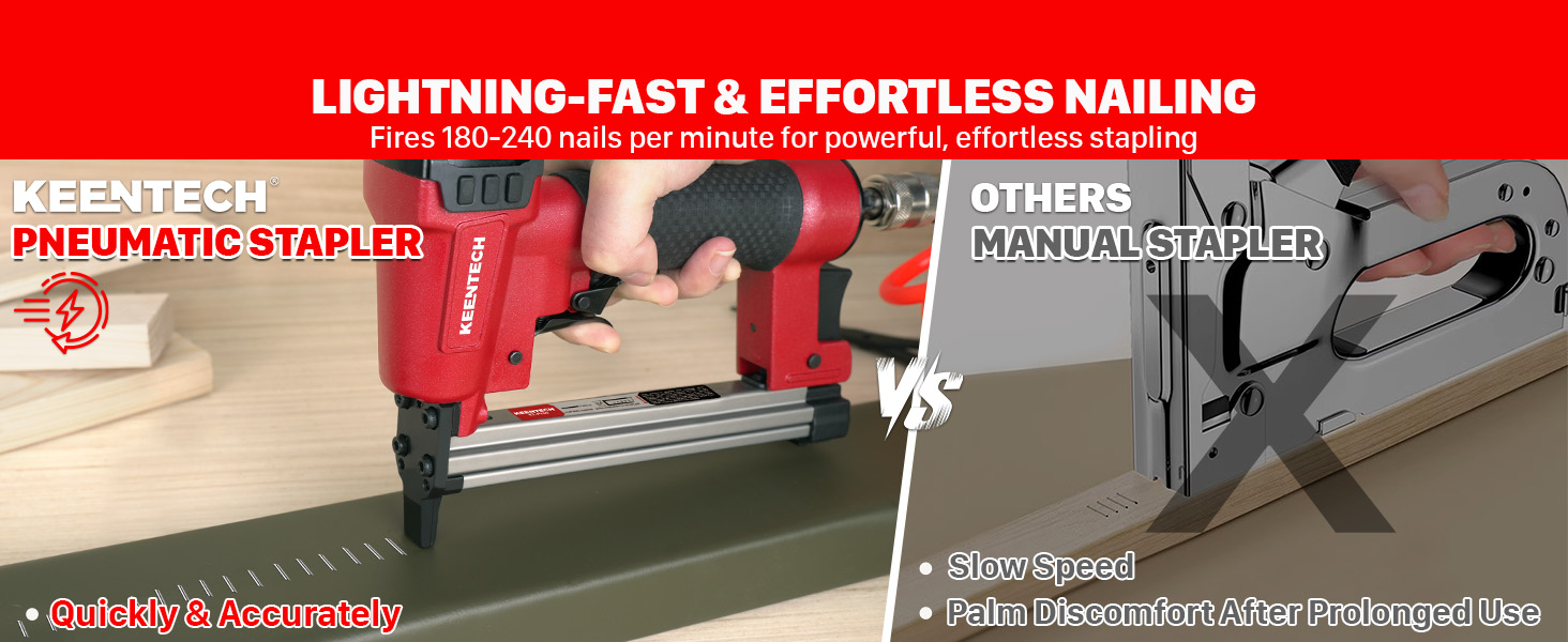 pneumatic stapler gun