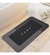 Housego Absorbent Bath Mat Magic Rug, Quick Drying Mat Magic Bath Mat Non-Slip Floor Rug Rubber B...