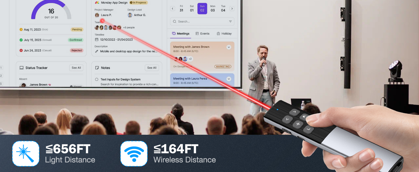 pointer clicker for presentation