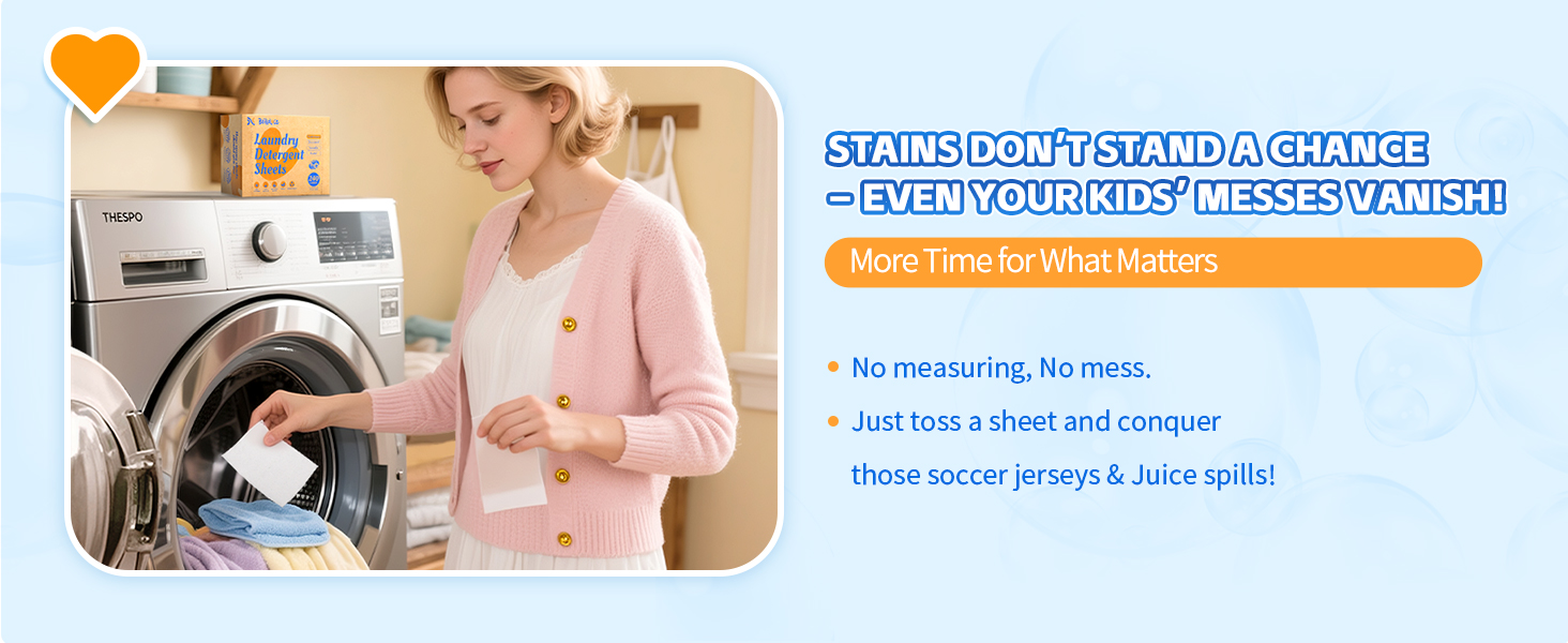 laundry sheets detergent