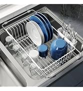 JASIWAY White Dish Drying Rack in Sink, Expandable Stainless Steel Dish Drainers for Kitchen Coun...