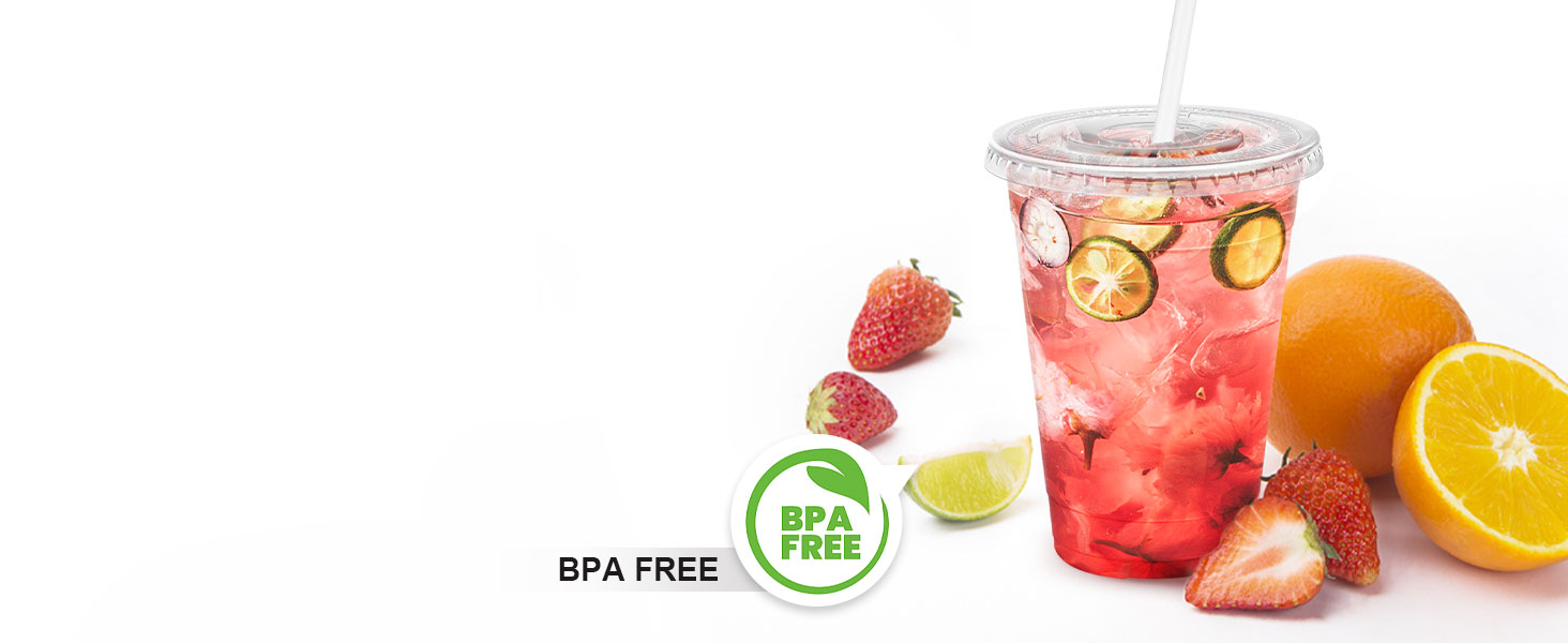 clear plastic cups