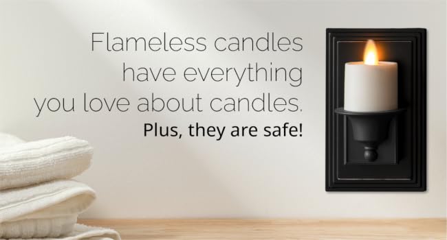 Flameless candles have everything you love about candles. Plus they are safe!