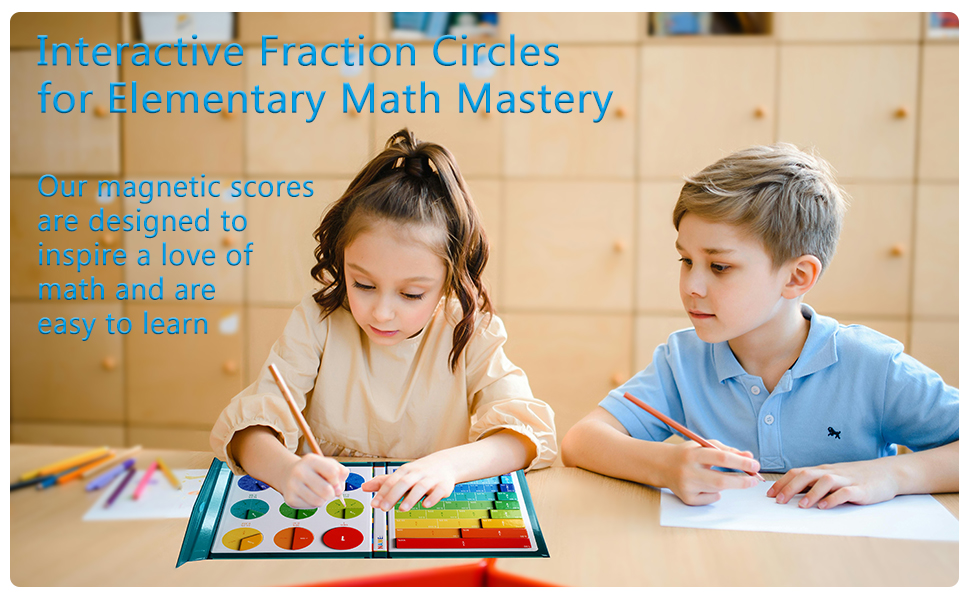 Magnetic Fraction Tiles Fraction Circles Math Manipulatives Mathematical Skills Enhance EarlyPrimary