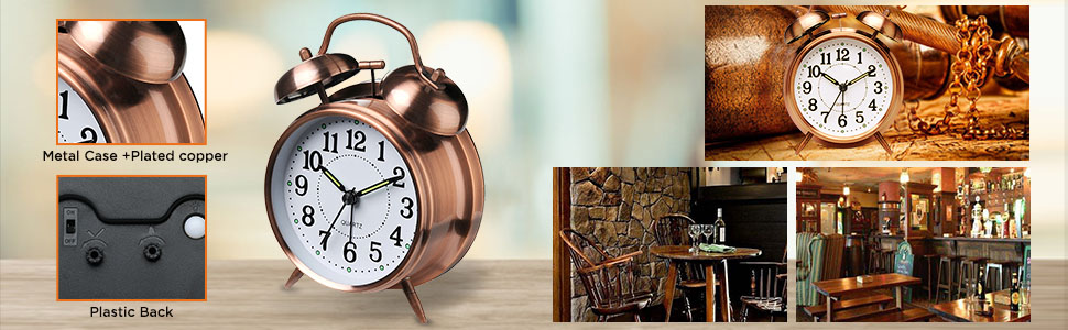Azyh Loud Alarm Clock for Heavy Sleepers