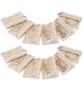 Vlando Travel Jewelry Bags,Jewelry Pouches Storage,Jewelry Travel Organizer Case for Women 12pcs