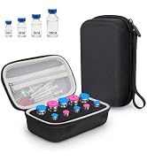 YOUSHARES Peptide Case - 10 Slots Insulin Vials Protector Organizer, GLP-1 Storage Travel Bag Fri...