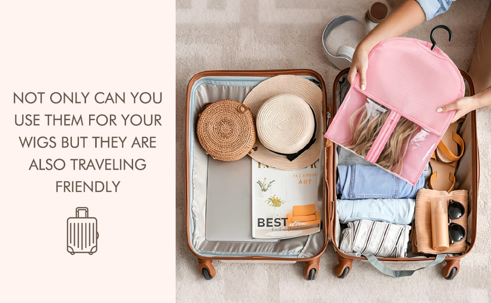 Home Salon Travel wig bag