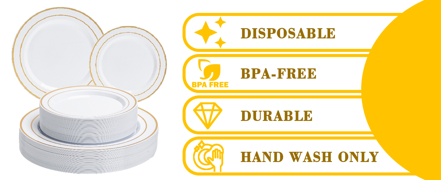 plastic plates sets