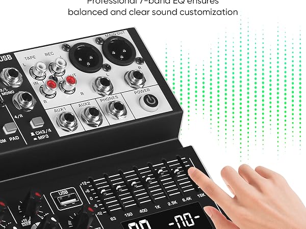 7-BAND EQUALIZER CONTROL