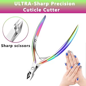 Cuticle Trimmer with Cuticle Pusher