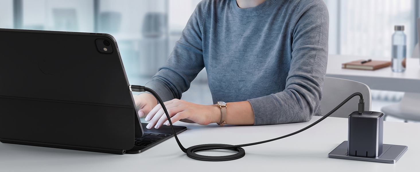 anti-tangle usb to usb c cable