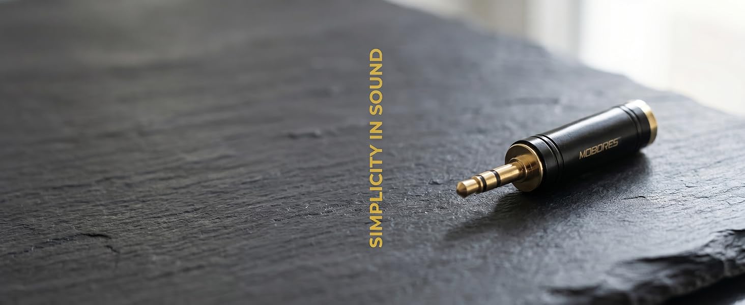 3.5mm to 1/4'' Stereo Audio Adapter, 3.5mm to 1/4'' (6.35mm) Headphone Adapter