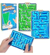 Sensory Toys Fidget Marble Maze - 2 Pack Gel Filled Sensory Items for Kids Children Teens Autism ...